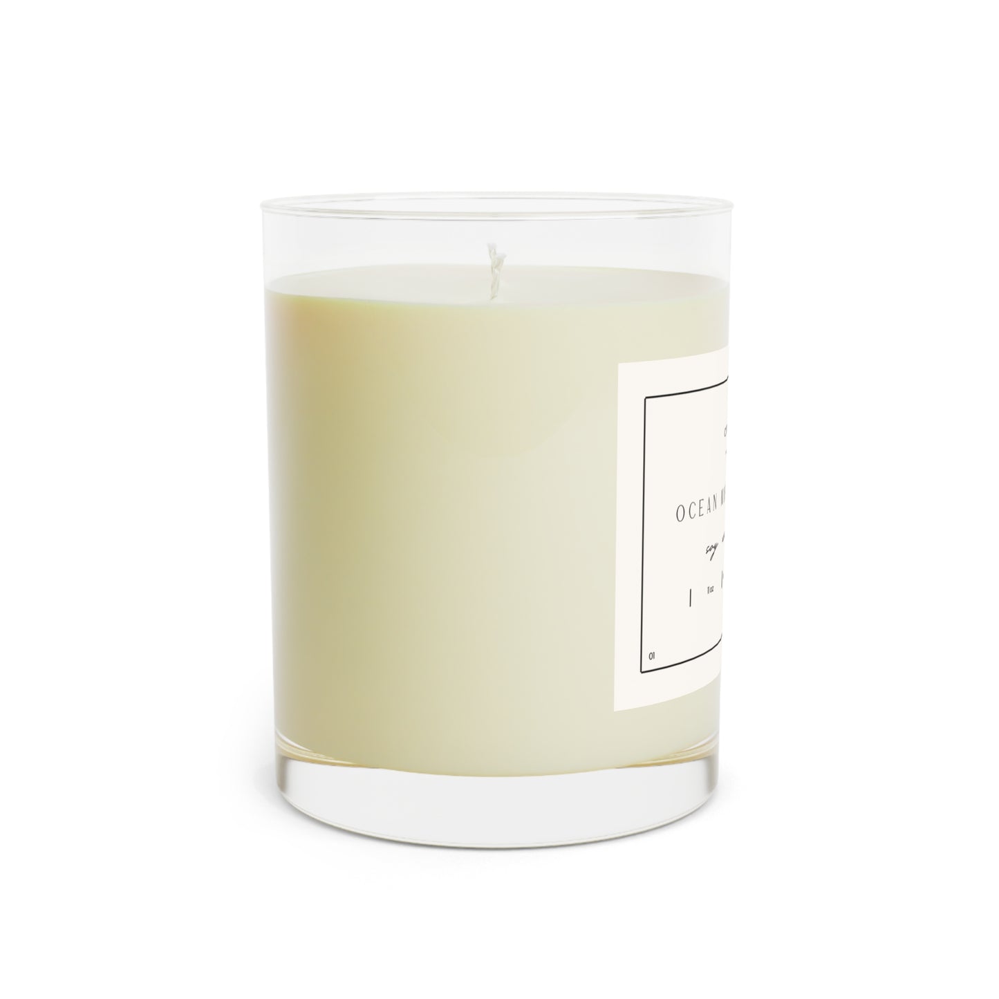 Ocean Mist and Moss Scented Candle - 100% food-grade soy wax, 11oz