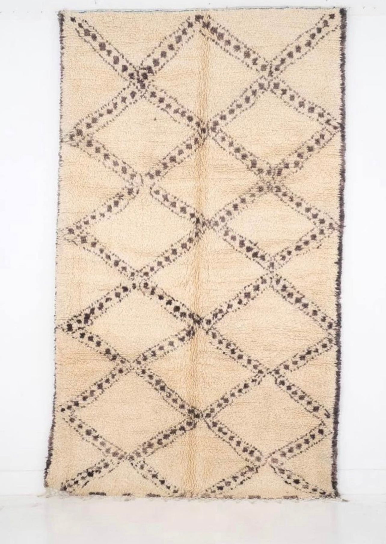 GINA - Vintage Beni Ourain Rug - 9’ x 5’